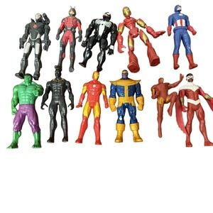 Marvel 6" Action Figure Lot Iron Man Hulk Thanos Venom Captain America +